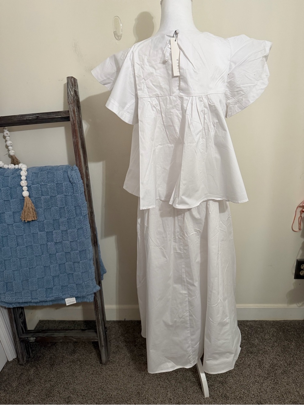 Soledad Coastal Breeze White Maxi Set by Mable NWT! - Picture 11 of 16